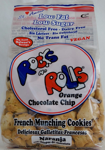 Rocks N' Rolls - Orange and Chocolate Chips - Healthy Cookies Direct