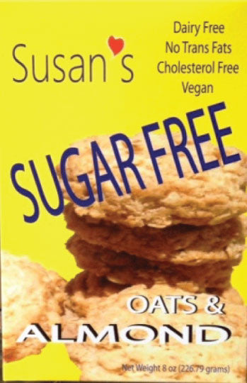 Susan's Sugar Free - Vegan - Almond - Healthy Cookies Direct
