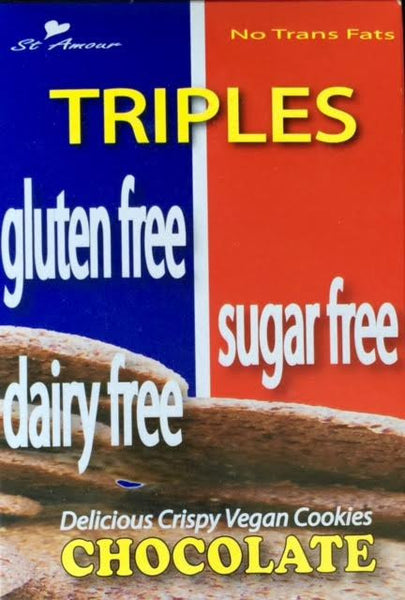 Triples - Triple Free cookies - Chocolate - Healthy Cookies Direct