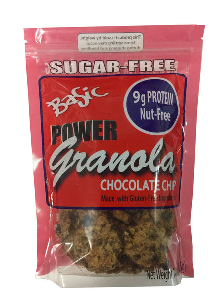 Power Granola - Basic with Chocolate Chips - Sugar Free