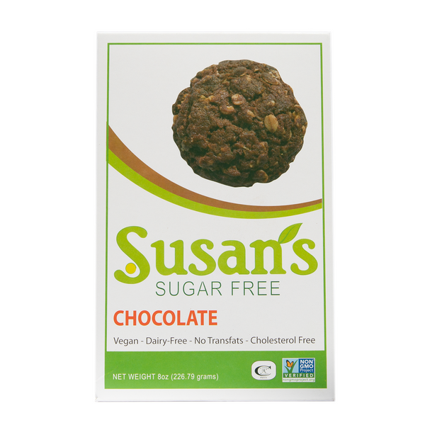 Susan's Sugar Free Vegan cookies - Chocolate